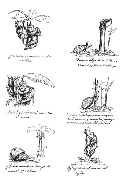 Facsimile #4 - The Story of the Monkey and the Tortoise by Jose Rizal