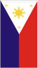 Philippine flag (in time of war)