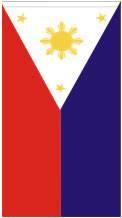 Philippine flag (in time of war)