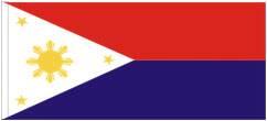 Philippine flag (in time of war)