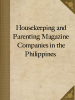 Housekeeping and Parenting Magazine Companies in the Philippines